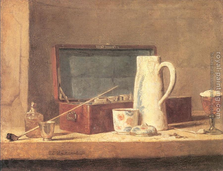 Jean Baptiste Simeon Chardin : The Smoker's Case